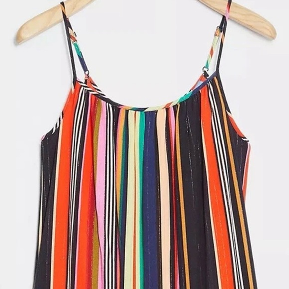 Farm Rio Anthropologie Rainbow Shimmer Maxi Dress S - Picture 6 of 8